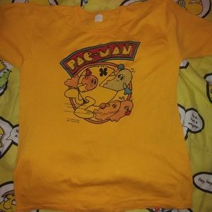 PAC-MAN NOS ORIGINAL XL SHIRT 1981CR,atari,nintendo,sega,n64,xbox,ps5